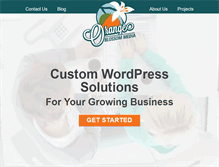 Tablet Screenshot of orangeblossommedia.com